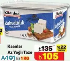 KAANLAR AZ YAĞLI TAZE PEYNİR 1 KG